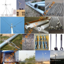 Système de générateur d&#39;énergie éolienne 5kw pour usage domestique ou agricole Système hors réseau GEL BATTERY 12V100AH